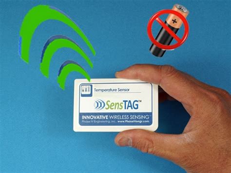 battery-free passive rfid temperature sensors|A Battery.